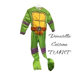 TMNT DONATELLO costume with face mask and removable shell